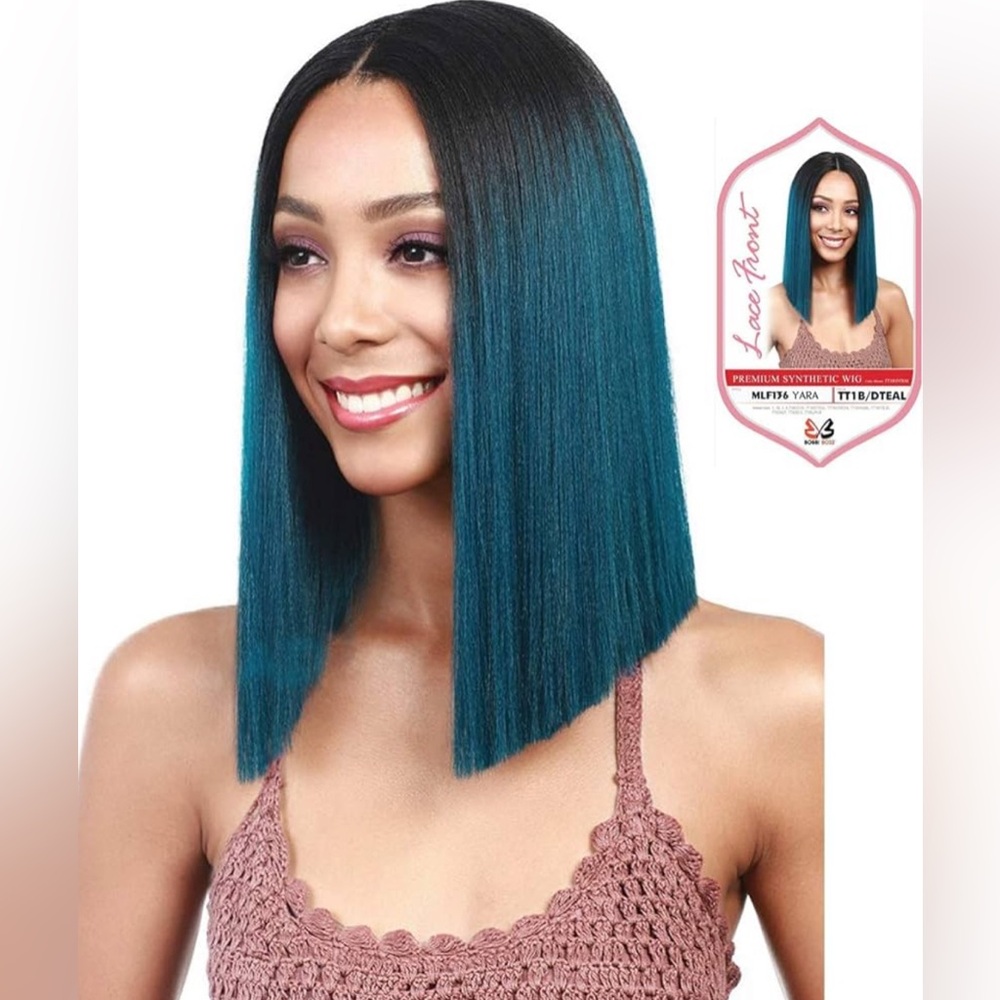 Bobbi Boss Premium Synthetic Lace Front Wig - Dark Lavander